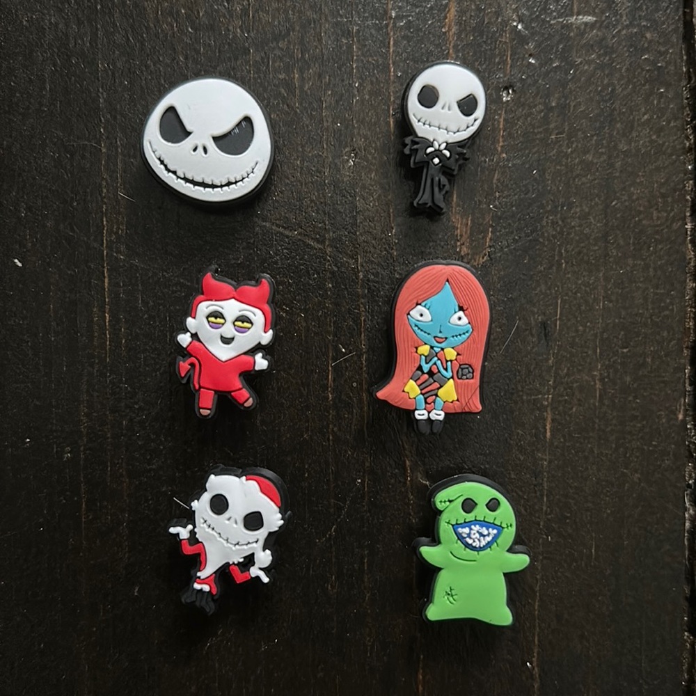 NIGHTMARE BEFORE CHRISTMAS CROC CHARMS